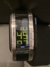 SEIKO FINAL FANTASY DIGITAL WATCH LIMITED EDITION HOLO 1000 PCS Used