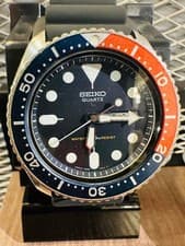 SEIKO Diver 150m 1981 Model 7548-700B Men's Watch Excellent Condition