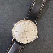 NOMOS Glashütte neomatik 39 PLATINUM Gray steel Wristwatch limited