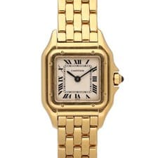 Cartier Panthere W25022B9 18k Gold Ladies 22mm Bracelet Watch, With Original Box