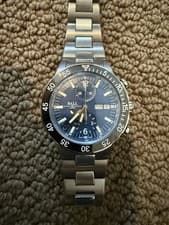 BALL WATCH Roadmaster Rescue Chrono DC3030C Blue Face Ti/SS 42mm LE#617/1000