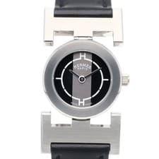 HERMES paprika Watches PA1.210 Stainless Steel used