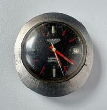 Longines Admiral Automatic Watch Cal 431 Vintage Mens Black 39mm Keep Time