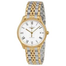 Longines Lyre White Dial Ladies Two Tone Watch L4.860.2.11.7