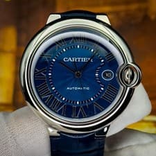 2021 Cartier Ballon Bleu 42mm Automatic Blue Dial Stainless WSBB0025