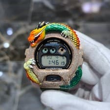 Casio G-Shock Dragon (Green) 6900 Iced Out Diamond Watch 5CTW