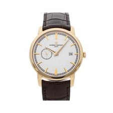 Vacheron Constantin Traditionnelle Gold Auto 38mm Strap Watch 87172/000J-9512