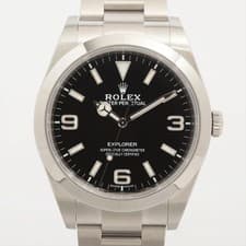 Rolex Explorer I 214270 SS SS AT black dial