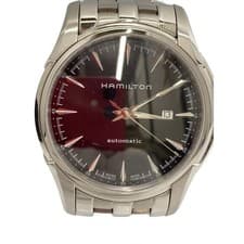 HAMILTON Jazzmaster Automatic Wristwatch Analog Titanium BLK SLV SS H327150