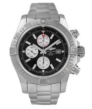 Breitling Super Avenger II A13371 Black Dial Chronograph 48MM Men's Full Set