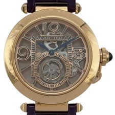 Cartier Pasha de Cartier 41MM Tourbillon WHPA0006 Skeleton Pink Gold #OK028
