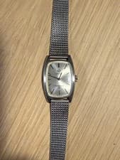 Omega Constellation Lady Manual Wind Watch Silver Used From Japan