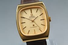 [N MINT] Omega Constellation Cal.1250 Ref.193.766 Gold Square Quartz Men's Watch