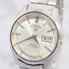 [Rare] Vintage 1966 Seiko 5 Sportsmatic DELUXE 7619-9060 Men's Automatic Watch