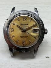 Vintage Bulova Devil Diver 666 Feet Tropical Dial Running Ref 386-1 M6 1966