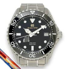 Grand Seiko SBGA463 Sport Collection Black Dial Automatic Watch with Date