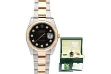 Rolex Datejust 116203 Stainless Steel & 18k Yellow Gold 36mm Watch (B&P) 2006
