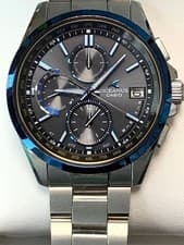 CASIO OCEANUS Black Marble OCW-T2600G-1AJF Solar Titanium Full Set