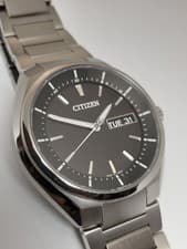 Citizen Attesa Quartz Solar Titanium Wristwatch World Time Mens wrist 20cm