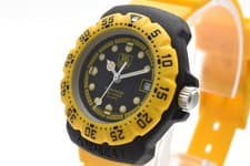 【MINT】 TAG Heuer 380.508 Formula 1 Yellow Black Dial Quartz Vintage Women Watch