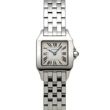 CARTIER Santos Demoiselle SM W25064Z5 White Ladies Watch CARTIER Watch Luxury Wa