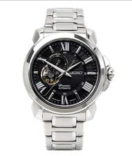 Seiko Premier Men's Black Watch - SSA371J1