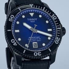 TISSOT 1853 SEASTAR 1000 120.807. 37.041.00 EXX B49 KDL Wristwatch Blue Dial