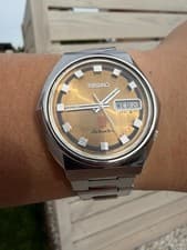 Seiko Advan 6106-7570 "Sun God" Dial Automatic Day-Date Faceted Crystal – JDM