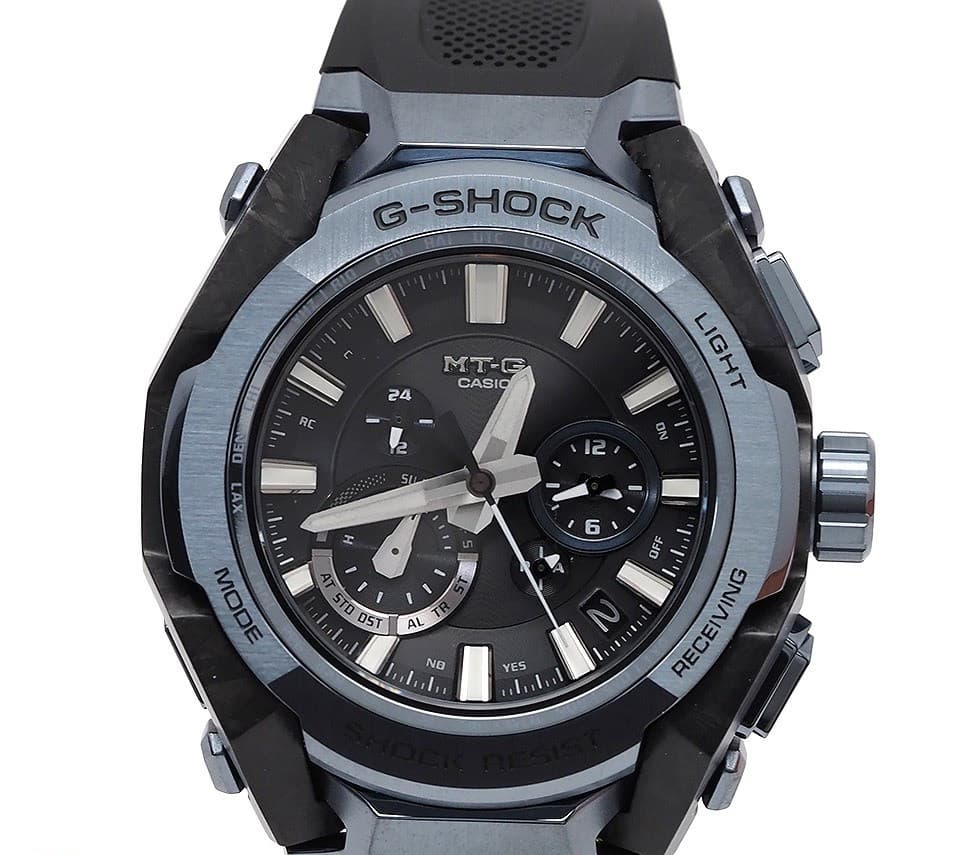 CASIO G-SHOCK MT-G MTG-B4000B-1A2JF Black Solar Radio Men Watch W/Box Japan Used