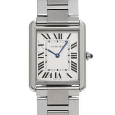 CARTIER Tank Solo LM W5200014 Silver WATCH 718621