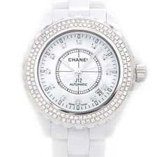 CHANEL J12 38mm H1629 12PD Date 200m SS CE Ceramic After Diamond Men Automatic