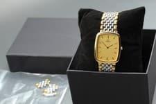 【 N MINT 】 OMEGA De Ville 395.0876.2 Cal.1378 Gold Tone Quartz Men's Watch JAPAN