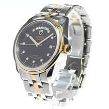 TUDOR GLAMOUR DATE-DATE 56003 39mm SS/YG Black Dial Automatic #C275