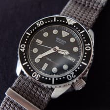 Seiko Diver's Watch 6458-6000 Vintage 150m Boys Size Tested