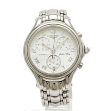 LONGINES Golden Wing Chronograph White Dial SS Men's Watch L3.610.4 Used 2
