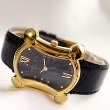 CELINE Brazon Triomphe Macadam Vintage Ladies Wristwatch 1562 wrist 18cm
