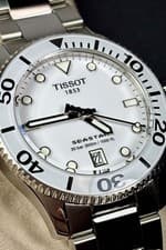 TISSOT Sea Star 1000 36mm Quartz White Dial Used