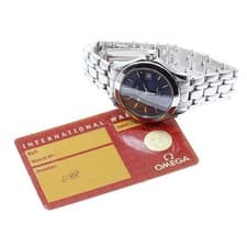 Omega Quartz Men's Watch 2511.81 Seamaster 120m Date w/ Warranty Card Auth