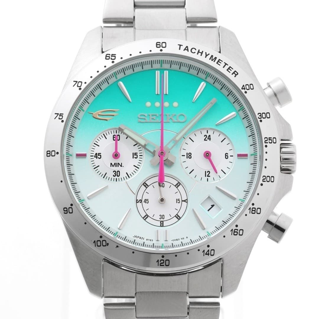 Seiko Chronograph E5 Series Hayabusa 10th Anniversary Watch 8T63-00R0 Used From