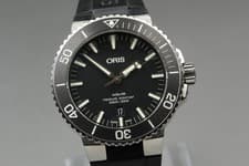 Oris Aquis Date 7730 Black Dial Automatic 43mm Swiss Made Mens Watch [Band Wear]