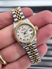 Rolex Lady-Datejust Pyramid Dial 26mm 79173 Box & Papers