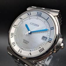 Citizen Exceed Eco Drive Solar Radio Wave Watch 37mm Unisex Wristwatch Classic
