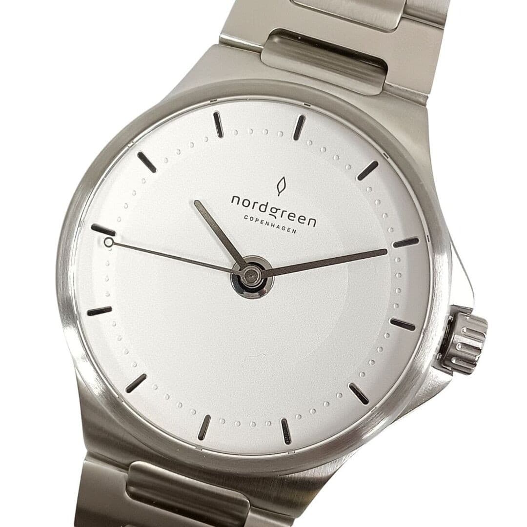 Noedgreen Guardian 40mm Automatic Watch Silver Used Men's Wristwatch From Japan