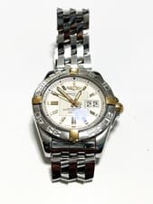 BREITLING Galactic 41 Bicolor White Dial Winding #QYFO5Q