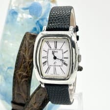 Obrey Solid Sterling Silver Quartz Watch Silver Tone /Used