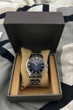 SEIKO PRESAGE Men Wristwatch AUTOMATIC watch Blue dial W/B Rare Near Mint Japan