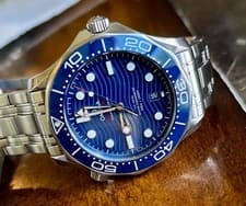 Omega Seamaster Diver 300 M 42mm Blue Wave Dial 210.30.42.20.03.001