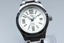 [ w/Box ] BALL Engineer II NM1020C Anti-Magnetic White Date Automatic Mens Watch