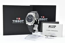 Tissot PRX Powermatic 80 40mm Black Dial Black Leather Watch T137.407.16.051.00