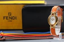 [Near MINT w/ Box] FENDI 640L Change Belt 6 colors Women's Qz Watch From JAPAN